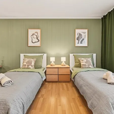 New Tina- 2-zimmer, 4 Einzelbetten, Parkplatz *